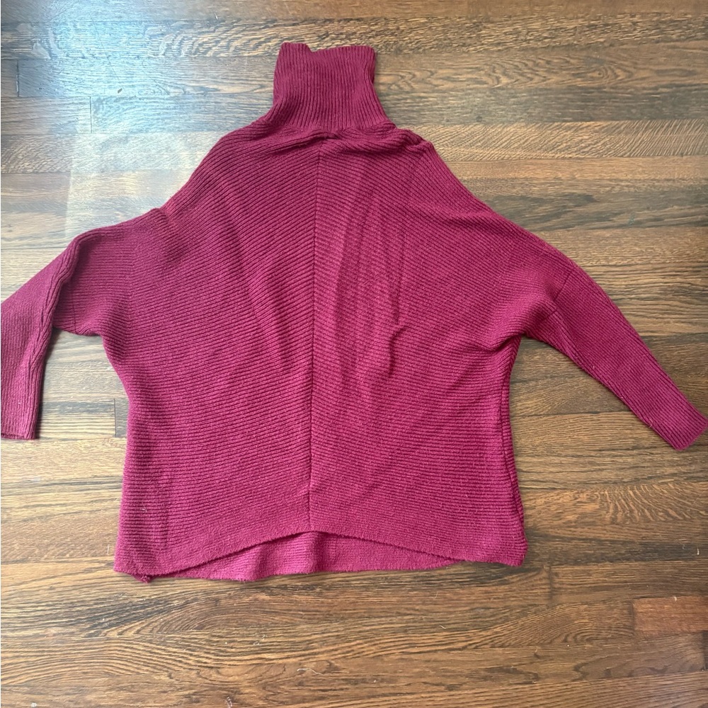 Amazon maroon oversized sweater